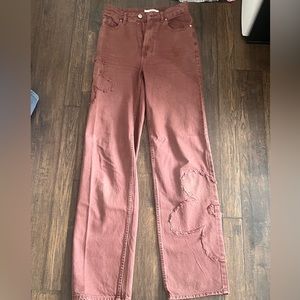 Pacsun embroidered pants “90’s boyfriend”